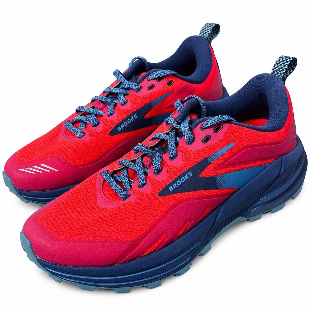 Brooks Cascadia 16 Trail Running Shoes Women’s 8 Red Athletic Sneakers